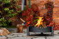 Preview: SET: Feuerschale „HAITI“ 60 - 80 cm mit Grillrost mit 4 Griffen