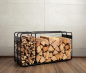 Preview: Kaminholzregal | FLOX | 80x40x25 cm