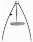 Preview: Schwenkgrill | Dreibein 200 cm mit Winde - Grillrost aus Rohstahl