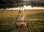 Preview: Schwenkgrill 180 cm - Grillrost aus Edelstahl
