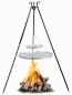 Preview: Schwenkgrill 180 cm - Doppelrost aus Edelstahl 70 cm + 40 cm und 80 cm + 40 cm