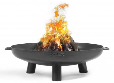 Preview: SET: Feuerschale „BALI“ 60 - 80 cm inkl. Grillrost mit 4 Griffen