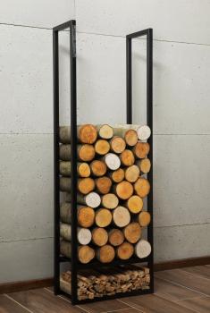 Preview: Kaminholzregal | ATOS | 120x40x20 cm