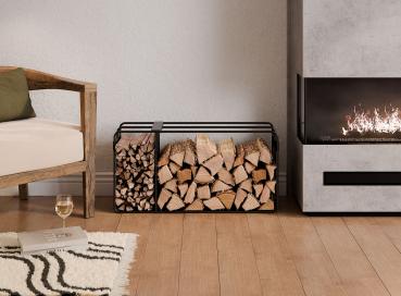 Preview: Kaminholzregal | FLOX | 80x40x25 cm