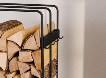 Preview: Kaminholzregal | LOFT | 120x40x25 cm