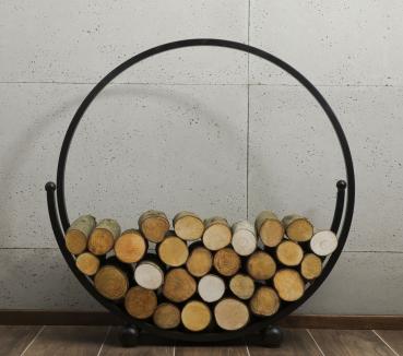 Preview: Kaminholzregal | SPIRAL | 80 cm