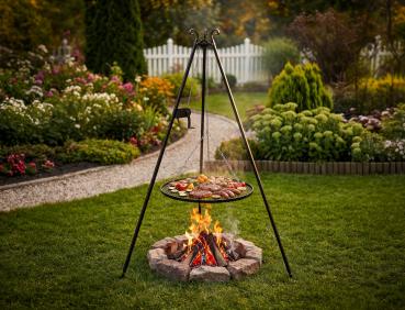 Preview: Grillrost aus Naturstahl | 80 cm