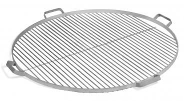 Grillrost mit 4 Griffen aus Edelstahl für Feuerschale | 70 cm