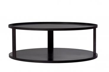 Runde Feuerschalenbasis mit Holzfach | 102 cm