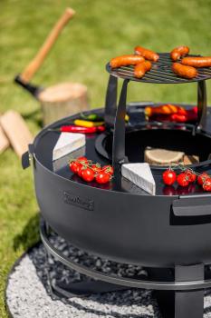Preview: Hoher Grillrost für Grillplatte