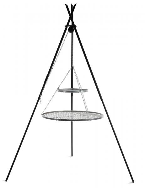 Schwenkgrill 180 cm - Grillrost aus Rohstahl 50 cm